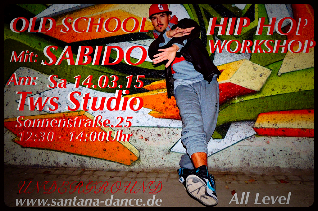 Dance Workshop am 14.03.5015 bei Santana Dance School